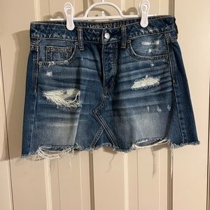 American Eagle Denim Jean Skirt